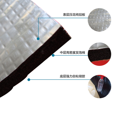 汽車隔音棉引擎機(jī)蓋隔熱棉車門吸音隔音棉自粘阻燃隔熱隔音棉包郵