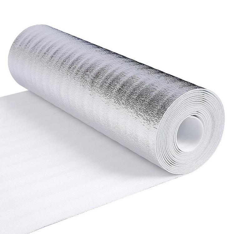 現(xiàn)貨跨境隔熱隔音材料 浴缸魚缸內(nèi)用保溫雙面復(fù)合鋁箔珍珠棉卷材 - 愛